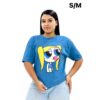 camiseta over size mujer