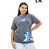 camiseta over size mujer