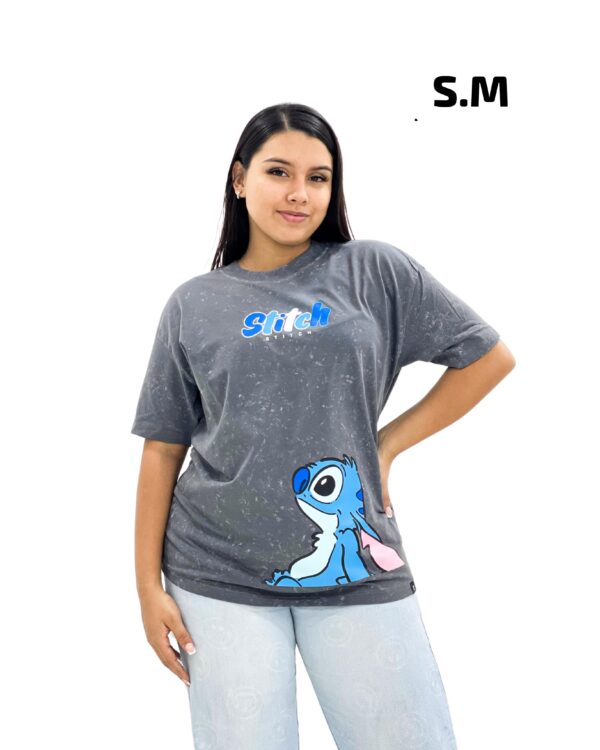 camiseta over size mujer