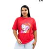 camiseta over size mujer
